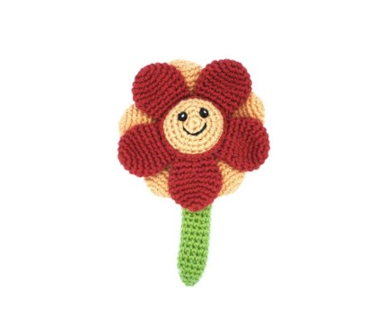 red flower rattle website